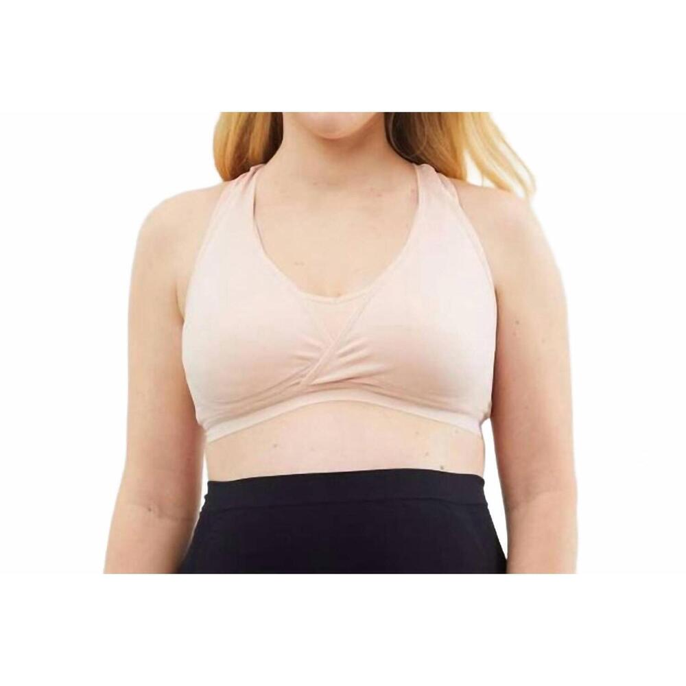 NEW CAKE MATERNITY lotus pumping bra in blush